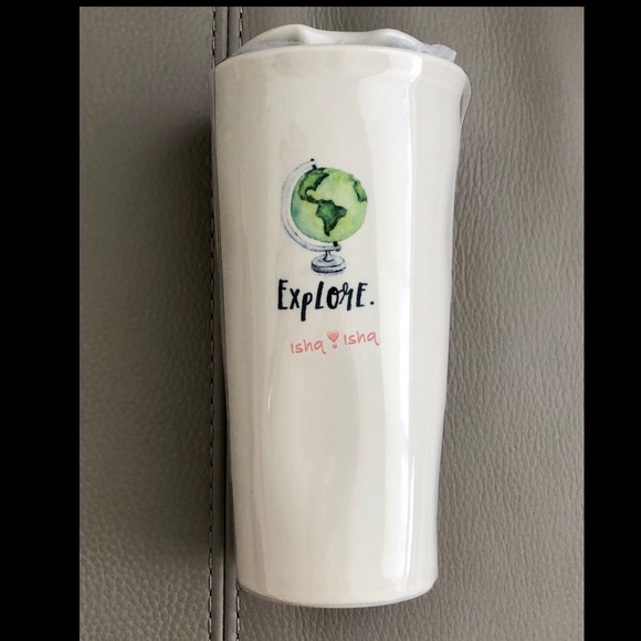 RAE DUNN EXPLORE Global World Travel Tumbler Cup - Picture 2 of 5